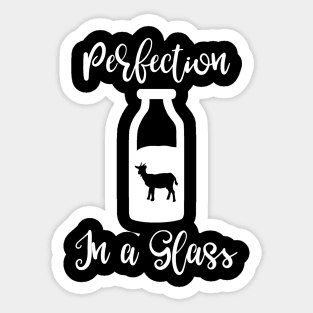 Perfection in a Glass Sticker